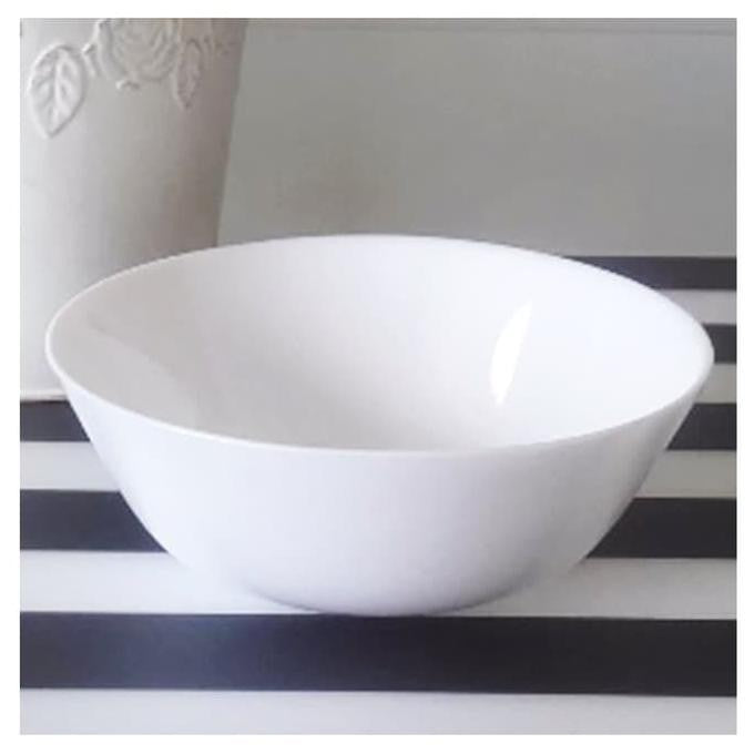 Serving bowl, white - OFTAST