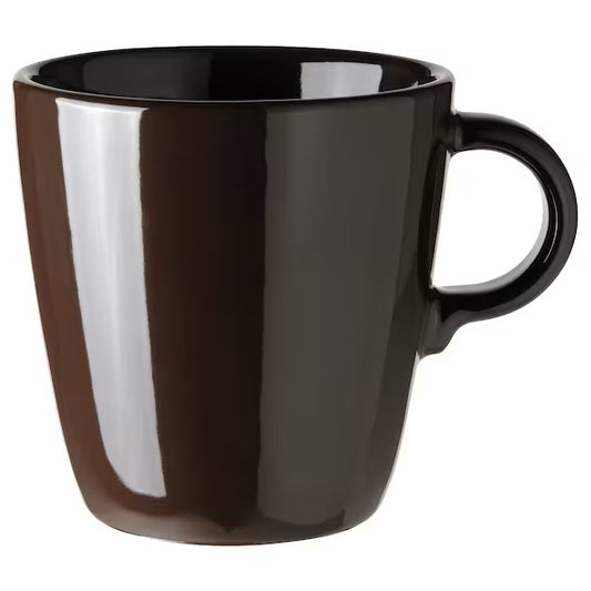 FÄRGKLAR Mug, BROWN