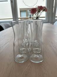 TIDVATTEN Vase, clear glass