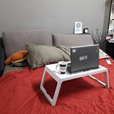 KLIPSK Bed tray - WHITE