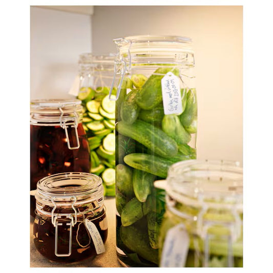 KORKEN Jar with lid 2L
