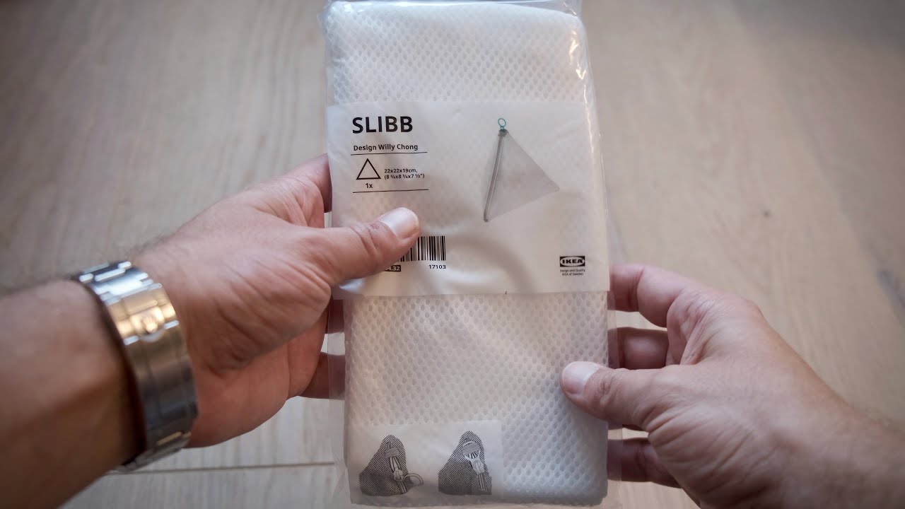 SLIBB Washing bag, set of 2, white