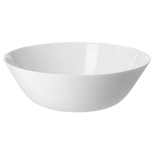 Serving bowl, white - OFTAST