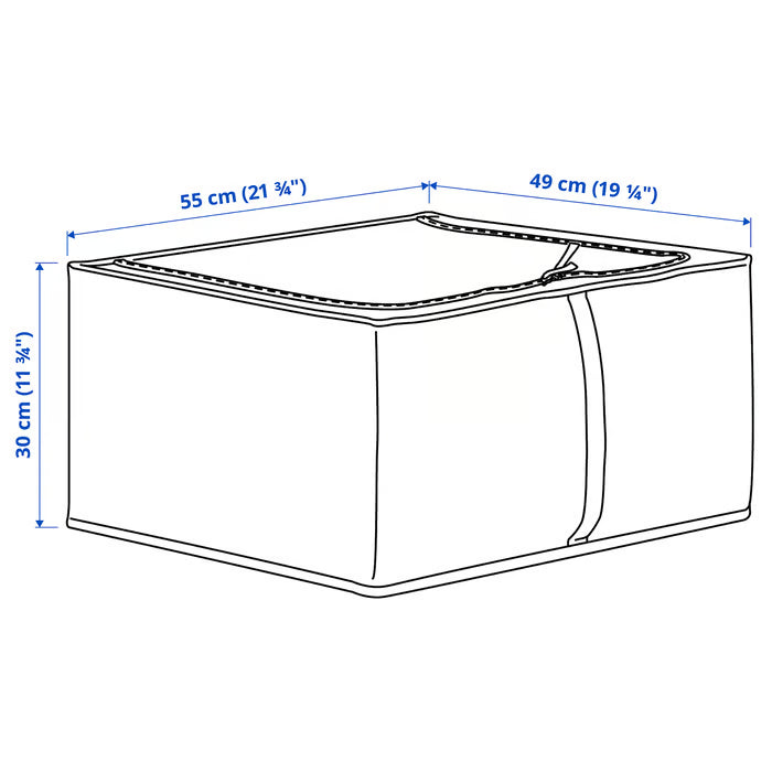 PÄRKLA Storage case, 55x49x30 cm