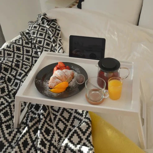 KLIPSK Bed tray - WHITE