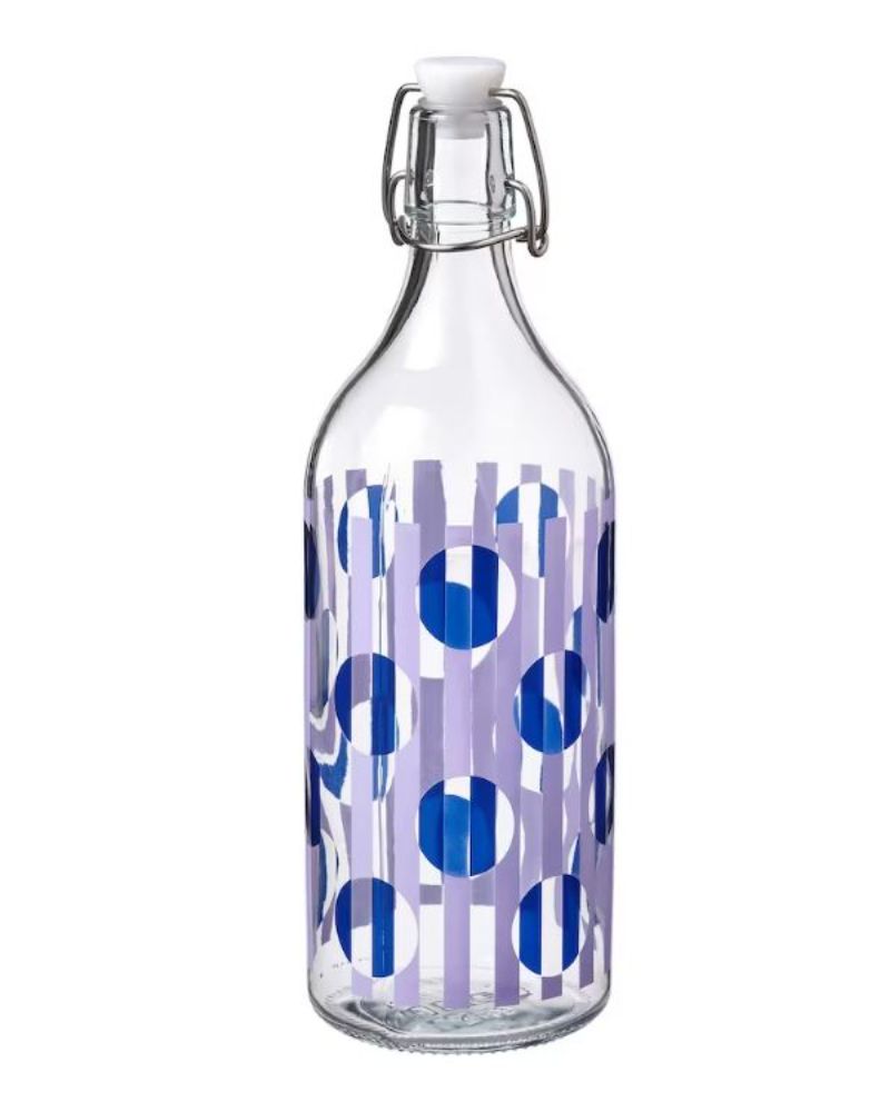 KORKEN Bottle 1ltr Circle Printed