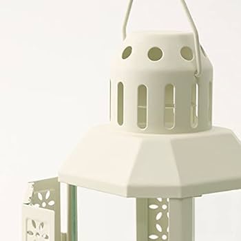 ENRUM Lantern for tealight, in/outdoor - BEIGE