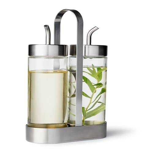 ÖRTFYLLD 3-piece oil/vinegar set