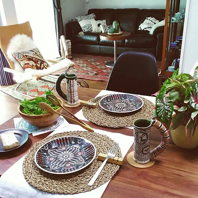 IHÅLLIG Place mat, natural/seagrass,