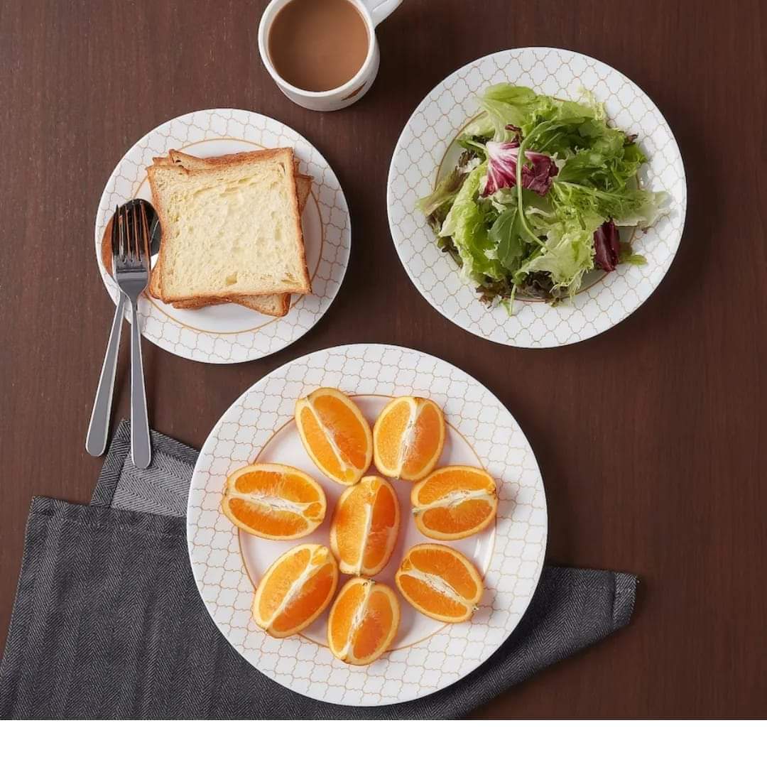 KALASBRA 16-piece service, gold-colour