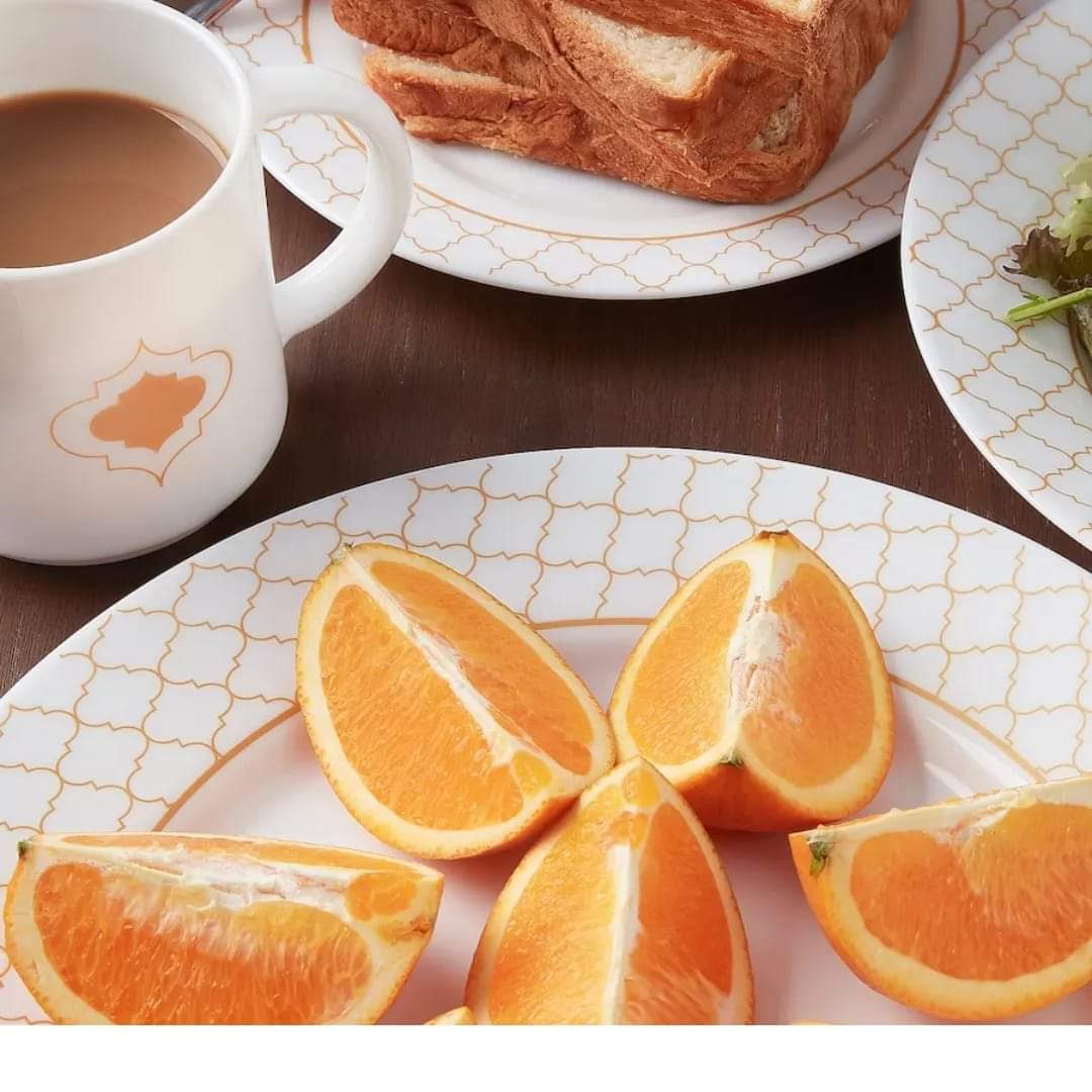 KALASBRA 16-piece service, gold-colour