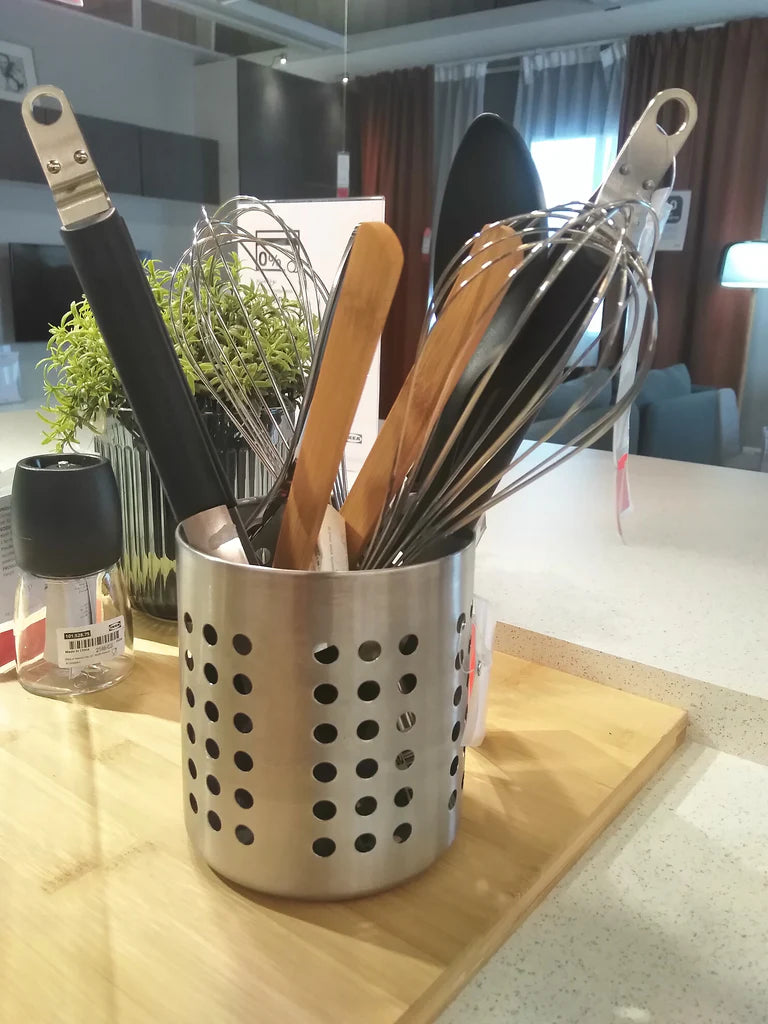 ORDNING Cutlery stand, stainless steel,