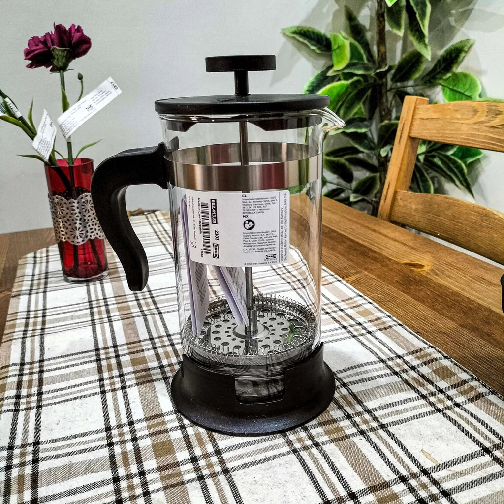 UPPHETTA Coffee/tea maker, glass/stainless steel