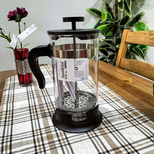 UPPHETTA Coffee/tea maker, glass/stainless steel