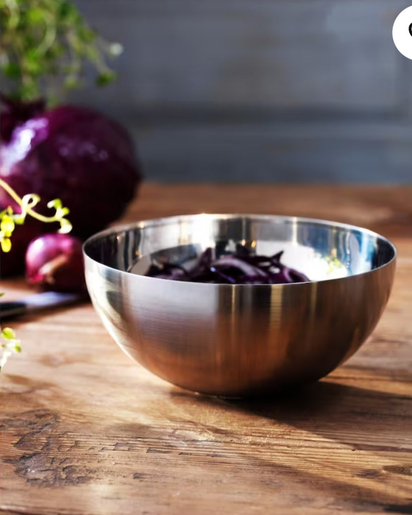 BLANDA BLANK Serving bowl, stainless steel, 28 cm