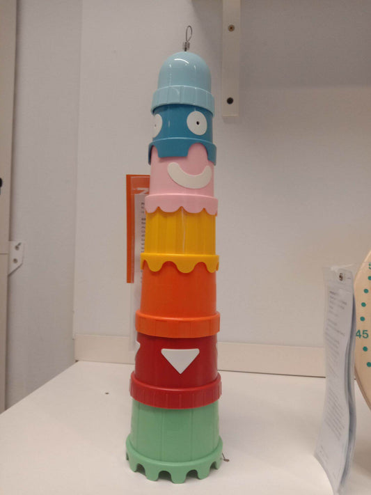 UPPSTÅ Building beakers, multi colour