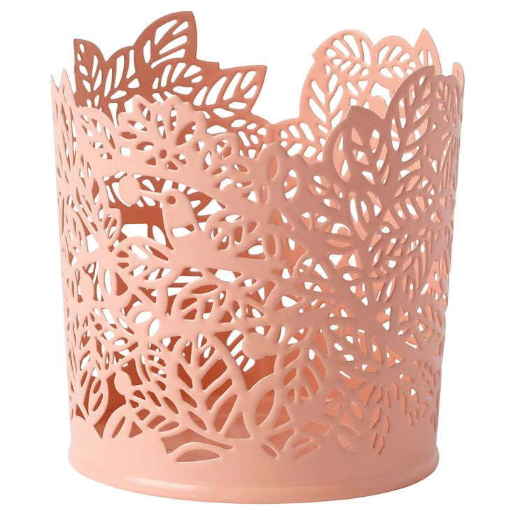 SAMVERKA Tealight holder, light pink