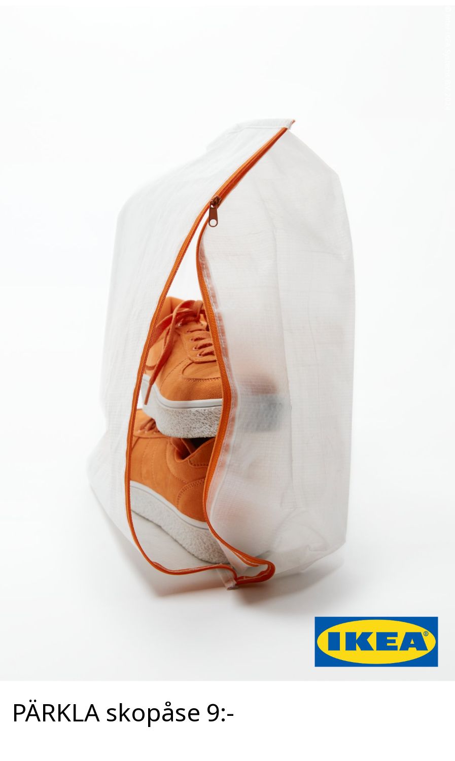 PÄRKLA Shoe bag, 48x22 cm