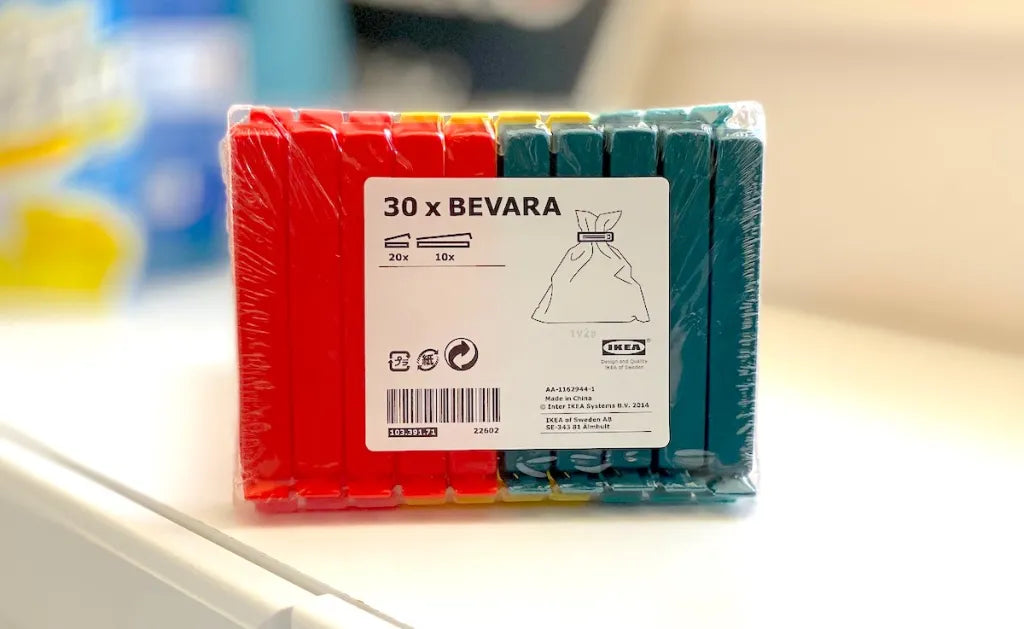 BEVARA Sealing Clip, Set of 30, Mixed Colours