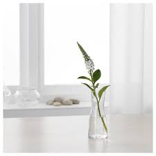 TIDVATTEN Vase, clear glass