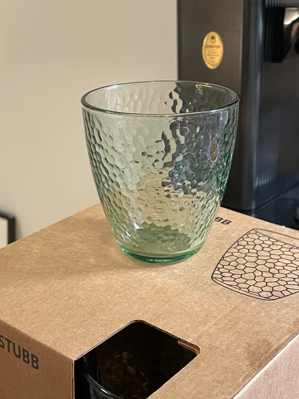 DVÄRGSTUBB Glass, green, 27 cl