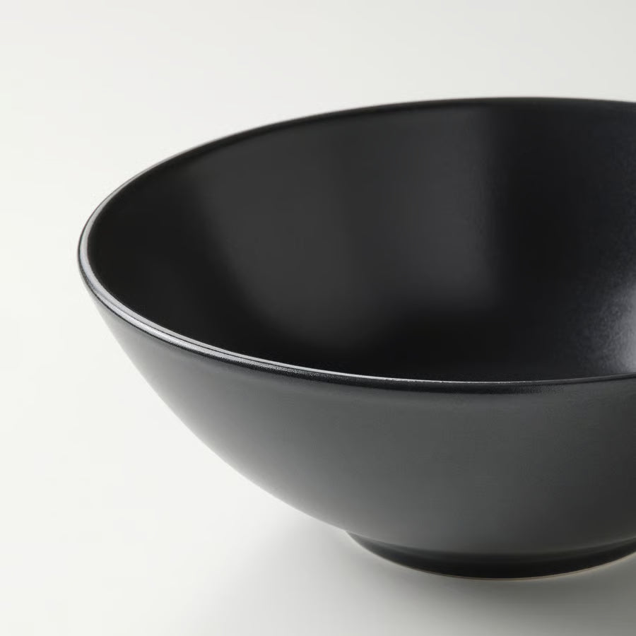 FÄRGKLAR 18-piece service, Matt Dark Grey