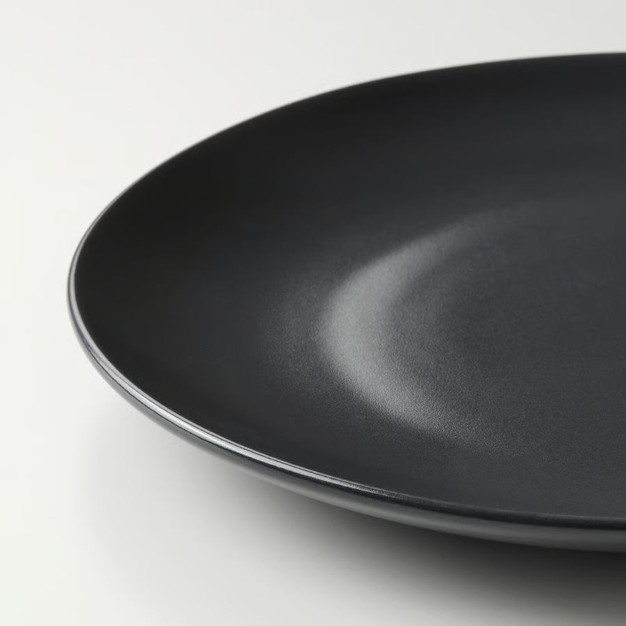 FÄRGKLAR 18-piece service, Matt Dark Grey