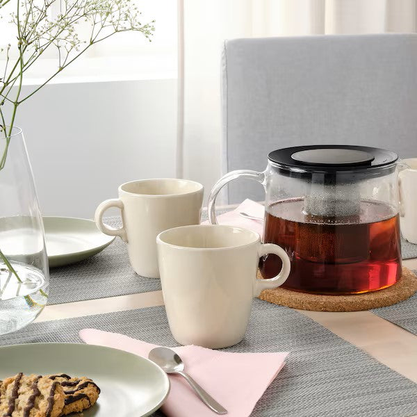 FÄRGKLAR Mug, GLOSSY BEIGE