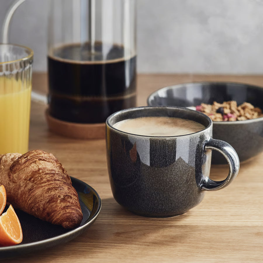 GLADELIG Mug, dark grey, 37 cl
