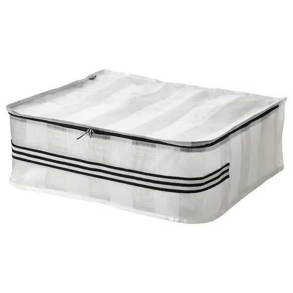 GÖRSNYGG Storage case, white/transparent