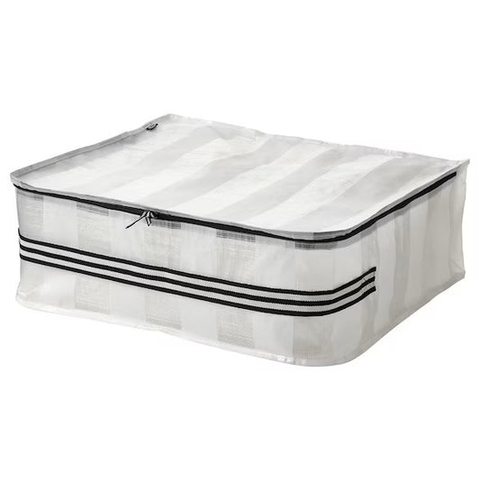 GÖRSNYGG Storage case, white/transparent