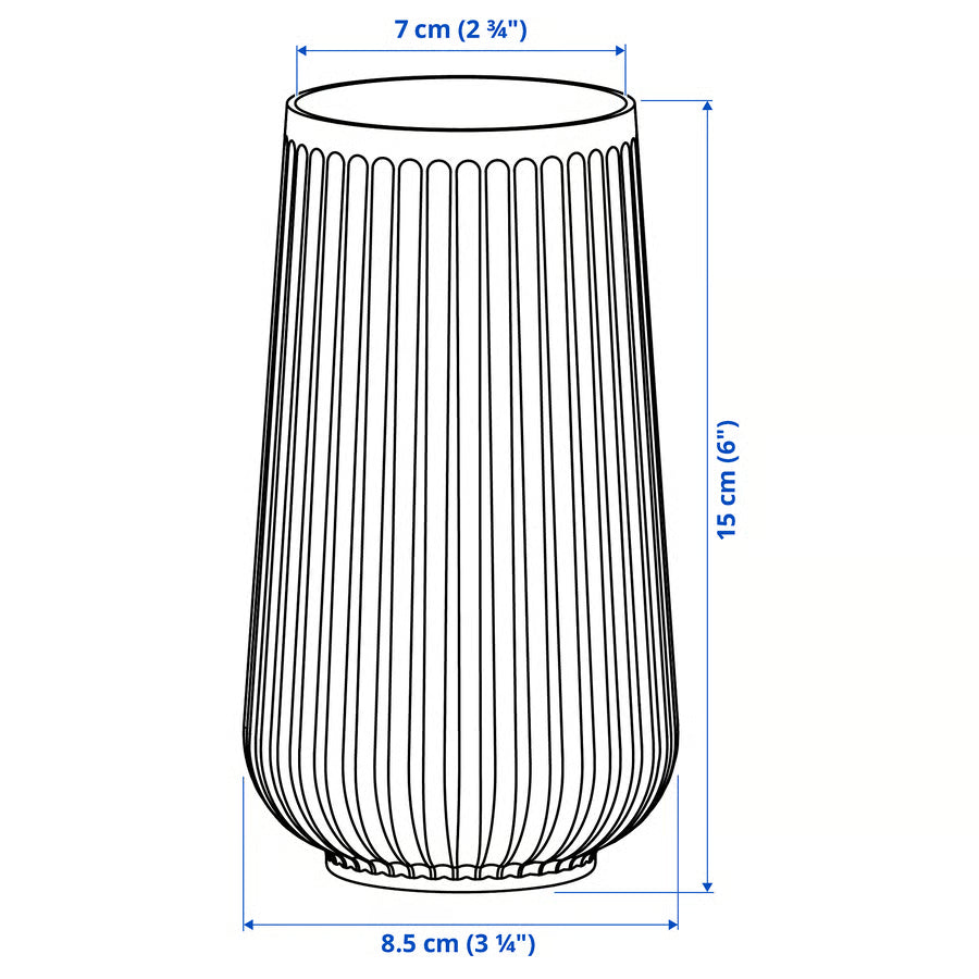 GRADVIS Vase, pink, 15 cm (6 ")