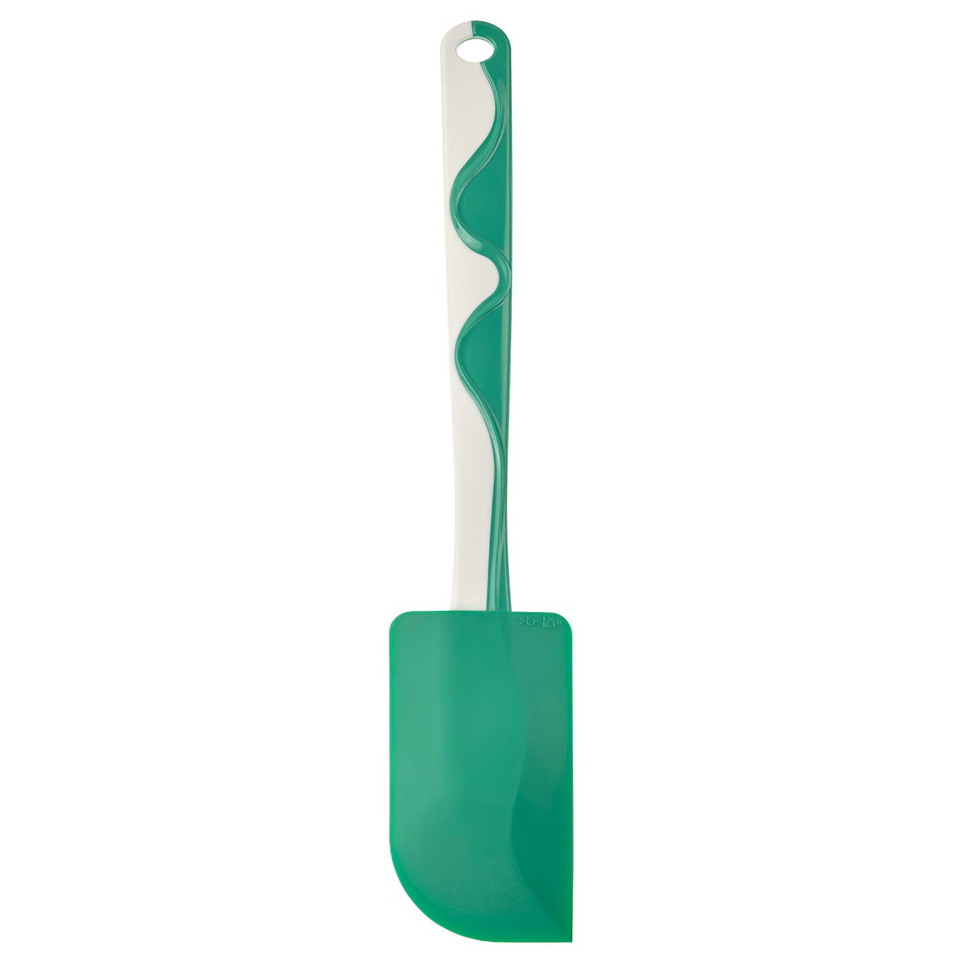 Rubber spatula, green/white -GUBBRORA