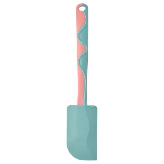 Rubber spatula, turquoise/pink -GUBBRORA
