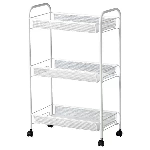 HORNAVAN Trolley, white