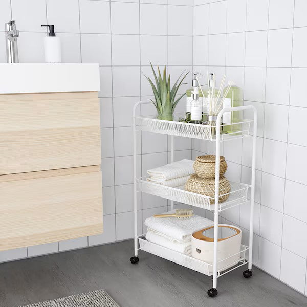 HORNAVAN Trolley, white