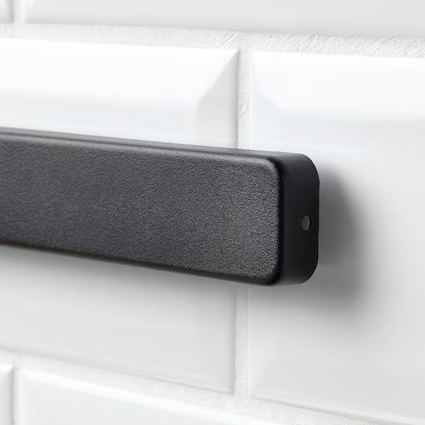 HULTARP Magnetic knife rack, black