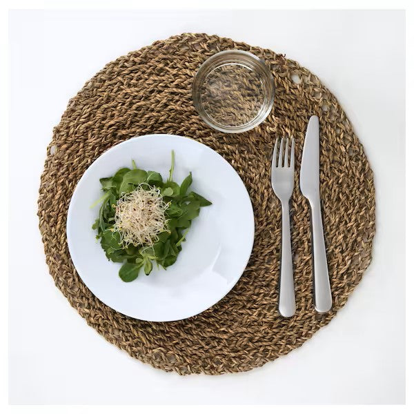 IHÅLLIG Place mat, natural/seagrass,