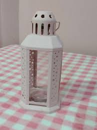 ENRUM Lantern for tealight, in/outdoor - PINK