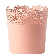 SAMVERKA Plant Pot, light pink 11cm