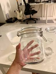 KORKEN Jar with lid 1L
