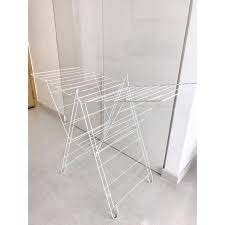 FROST Drying rack, in/outdoor, white (slightly peel off)
