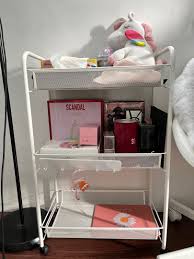 HORNAVAN Trolley, white
