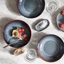 GLADELIG 12-piece service, Blue