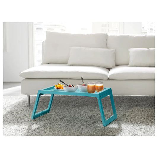 KLIPSK Bed tray - Turquoise