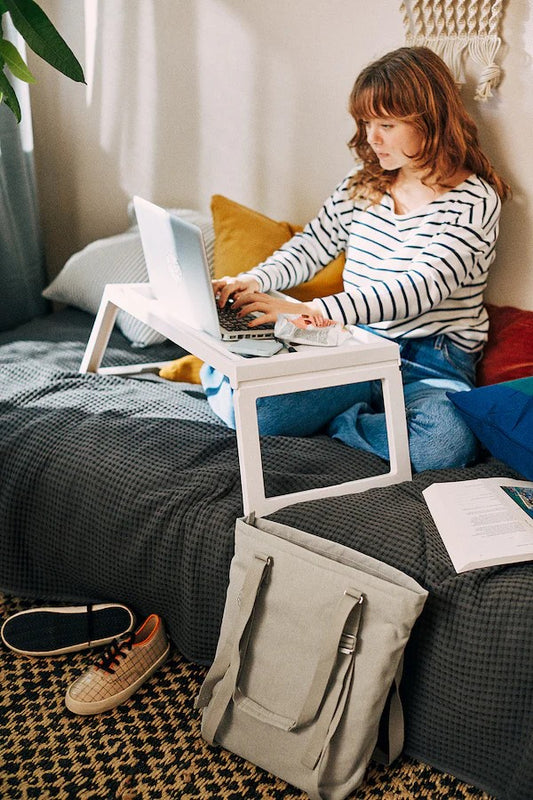 KLIPSK Bed tray - WHITE