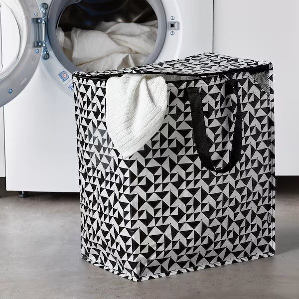 KNALLA Bag, black/white