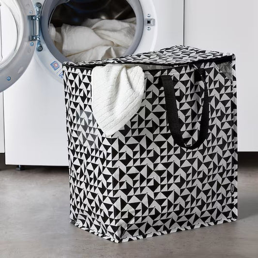 KNALLA Bag, black/white