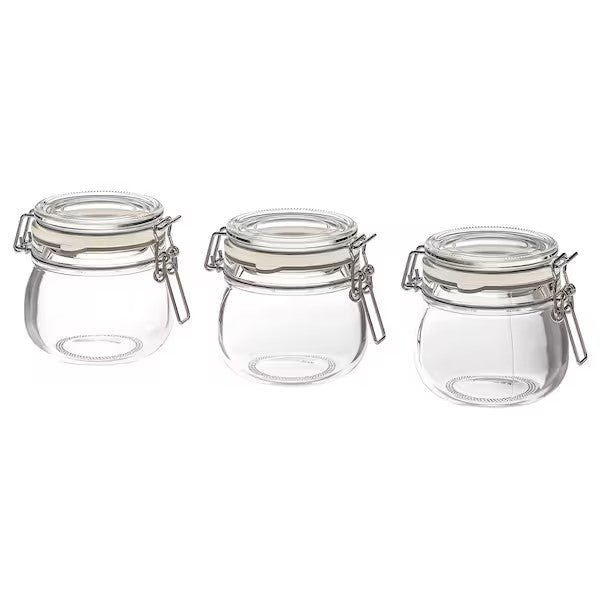 KORKEN Jar with lid 13cL