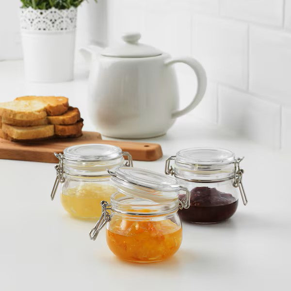 KORKEN Jar with lid 13cL